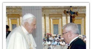 Владика Ірине Білик ЧСВВ, з нагоди 85-річчя життя та 7-ї річниці понтифікату Папи Венедикта XVI