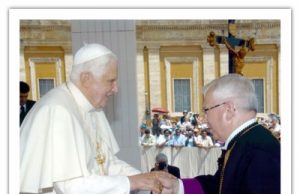 Владика Ірине Білик ЧСВВ, з нагоди 85-річчя життя та 7-ї річниці понтифікату Папи Венедикта XVI