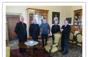 Робоча зустріч Апостольського візитатора владики Діонісія і Генеральної Управи ЧСВВ з єпископом Падови