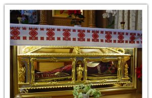 Мощі святого Партенія у Василіянському монастирі Різдва Христового