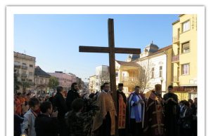 Хресна дорога в місті Мукачеві