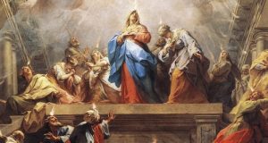 Коліноприклонні молитви в Празник Зіслання Святого Духа