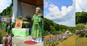 Архієрейська Божественна Літургія з нагоди Празника Зіслання Святого Духа в Малоберезнянському монастирі