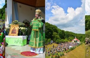 Архієрейська Божественна Літургія з нагоди Празника Зіслання Святого Духа в Малоберезнянському монастирі