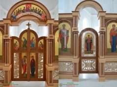 Нововстановлений Іконостас у Василіянському храмі в Бороняві