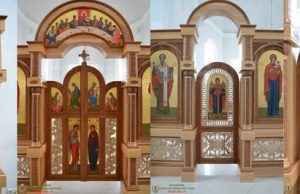 Нововстановлений Іконостас у Василіянському храмі в Бороняві