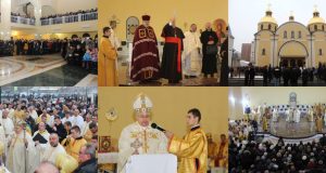 В освяченні новозбудованого храму святих Кирила й Методія в Мукачеві взяли участь представники Василіянського Чину