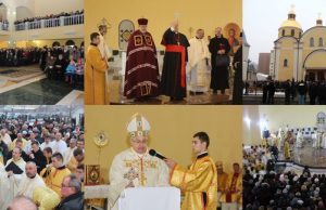 В освяченні новозбудованого храму святих Кирила й Методія в Мукачеві взяли участь представники Василіянського Чину