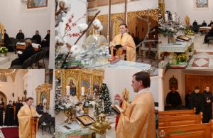 Велика вечірня з Литією з нагоди празника Святого Василія Великого в Малоберезнянському монастирі