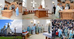 Відпустовий празник Благовіщення Пречистої Діви Марії та посвячення престолу в Боронявському монастирі Отців Василіян