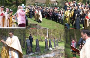 Вшанування померлих Василіян на монашому цвинтарі в Малому Березному