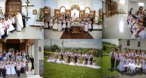 Урочисте Святе Причастя у Василіянській парафії в Бороняві