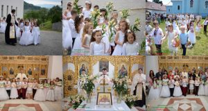 Урочисте Святе Причастя у Василіянській парафії в Малому Березному