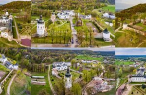 Крехівський монастир Отців Василіян з висоти пташиного польоту