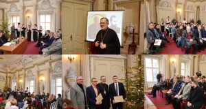 Різдвяна зустріч Єпископів Мукачівської греко-католицької єпархії з журналістами та вручення премії ім. Михайла Лучкая в єпископській резиденції у м. Ужгороді