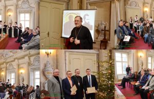 Різдвяна зустріч Єпископів Мукачівської греко-католицької єпархії з журналістами та вручення премії ім. Михайла Лучкая в єпископській резиденції у м. Ужгороді