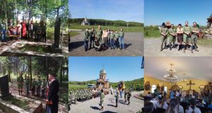 Вшанування пам’яті О. Блестіва та посвячення прапора для Мукачівського куреня Пластунів при Монастирі Отців Василіян