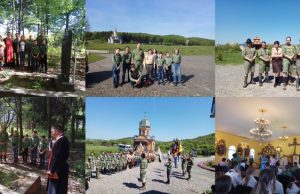 Вшанування пам’яті О. Блестіва та посвячення прапора для Мукачівського куреня Пластунів при Монастирі Отців Василіян