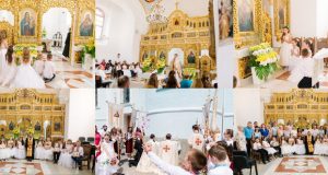 Урочисте перше святе Причастя у Малоберезнянській монастирській парафії