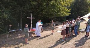 Божественна Літургія для пластунів Мукачівської станиці ім. Олександра Блистіва