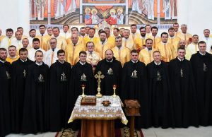 Складення довічних обітів Богові у Василіянському монастирі в Брюховичах