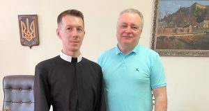 Зустріч Протоігумена Провінції Св. Миколая з ректором Ужгородського національного університету
