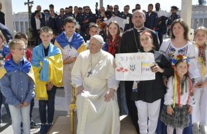 Діти з України на аудієнції в Папи Франциска