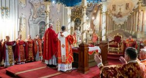 Храмовий празник Воздвиження Хреста Господнього в Ужгородському кафедральному соборі